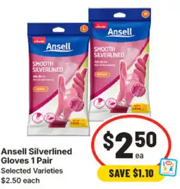 IGA Ansell Silverlined Gloves offer
