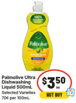 IGA Palmolive Ultra Dishwashing Liquid offer