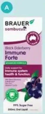 Your Local Pharmacy Black Elderberry Immune Forte Oral Liquid offer