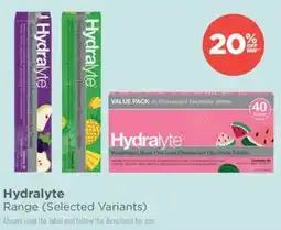 Your Local Pharmacy Hydralyte Range offer