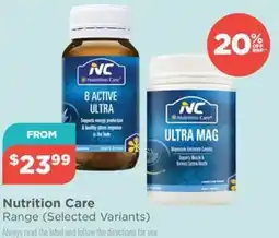 Your Local Pharmacy Nutrition Care Range offer