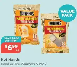 Your Local Pharmacy Hand or Toe Warmers offer