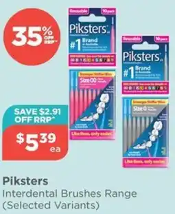 Your Local Pharmacy Piksters Interdental Brushes Range offer