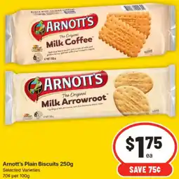 IGA Arnott's Plain Biscuits offer