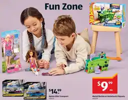 ALDI Mattel Barbie or Hotwheels Playsets offer