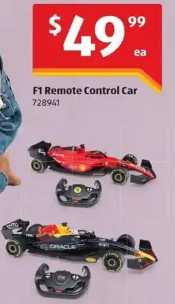 ALDI F1 Remote Control Car offer