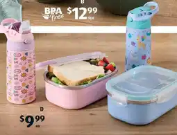 ALDI Children's Stainless Steel Drink Bottle or Lunchbox offer
