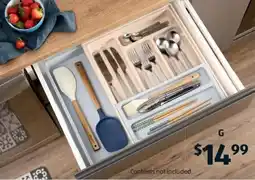 ALDI Expandable Cutlery and Utensil Tray offer