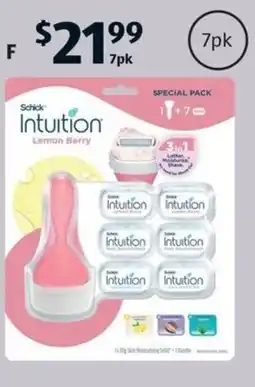 ALDI Schick Intuition Razor Womens Value offer
