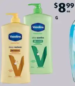 ALDI Vaseline Body Lotion offer