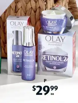 ALDI Assorted Olay Face Serum or Face Cream offer