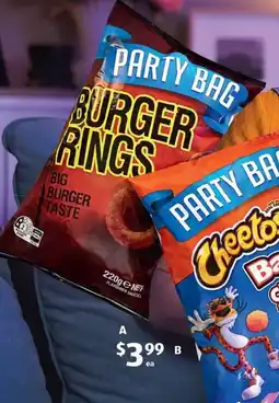 ALDI Burger Rings Party Bag offer
