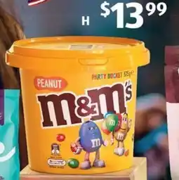 ALDI M&M's Peanut Bucket offer