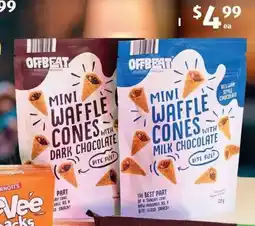 ALDI Offbeat Mini Chocolate-Filled Waffle Cones offer
