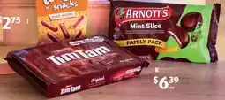 ALDI Arnott's Tim Tam or Mint Slice Family Pack offer
