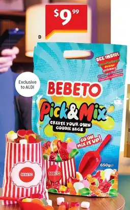 ALDI Bebeto Pick and Mix Party Pack offer