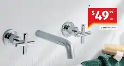 ALDI Bath Tap Set offer