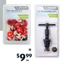 ALDI Assorted Tap and Washer Sets or Re-seating Tool offer