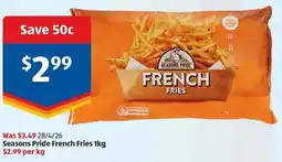 ALDI Seasons Pride French Fries offer