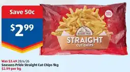 ALDI Seasons Pride Straight Cut Chips offer