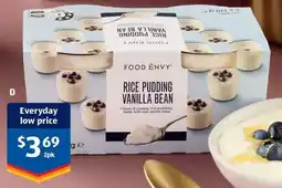 ALDI D Food Envy Rice Pudding Vanilla Bean offer