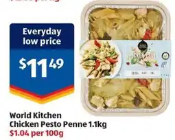 ALDI World Kitchen Chicken Pesto Penne offer