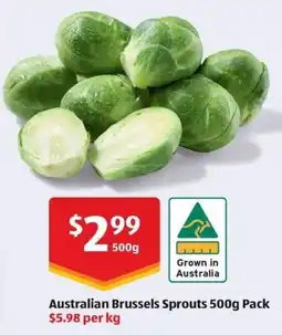 ALDI Australian Brussels Sprouts offer