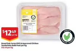 ALDI Broad Oak Farms RSPCA Approved Chicken Tenderloins Bulk Pack offer