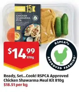 ALDI Ready, Set...Cook! RSPCA Approved Chicken Shawarma Meal Kit offer