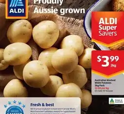 ALDI Australian Washed White Potatoes offer