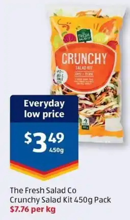ALDI The Fresh Salad Co Crunchy Salad Kit offer