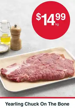 Australian Butchers Store Yearling Chuck On The Bone offer