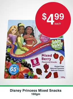 Australian Butchers Store Disney Princess Mixed Snacks offer