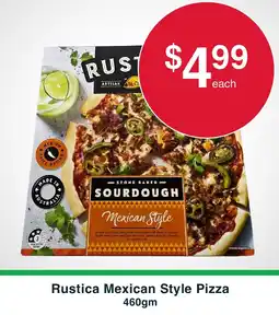 Australian Butchers Store Rustica Mexican Style Pizza offer