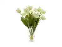 LivingStyles Darsh Artificial Tulip in Glass Vase offer