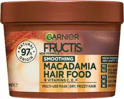 Priceline Garnier Hair Food Smoothing Macadamia for Dry & Unruly Hair offer