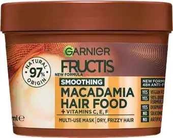 Priceline Garnier Hair Food Smoothing Macadamia for Dry & Unruly Hair offer