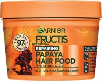 Priceline Garnier Hair Food Repairing Papaya for Damaged Hair offer