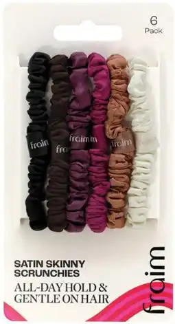 Priceline Fraim Satin Skinny Scrunchies offer