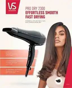 Priceline VS Sassoon Pro Dry 2300W Hair Dryer 1 Each offer