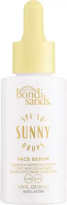 Priceline Bondi Sands Sunny Drops SPF50+ Face Serum offer