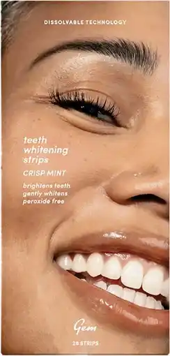 Priceline GEM Teeth Whitening Strips Crisp Mint 28 Strips offer
