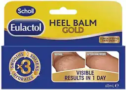 Priceline Scholl Eulactol Cracked Heel Balm Gold offer