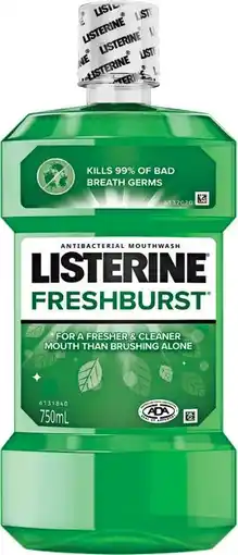 Priceline Listerine Freshburst Mouthwash offer