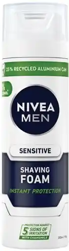 Priceline Nivea Men Sensitive Shaving Foam offer