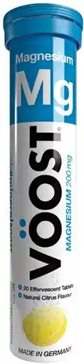 Priceline Vöost Magnesium Mg Natural Citrus Flavour 20 Effervescent Tablets offer