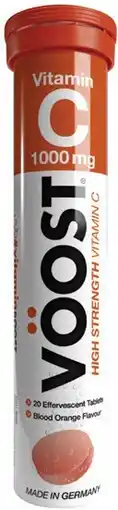 Priceline Vöost Vitamin C Blood Orange Flavour 20 Effervescent Tablets offer