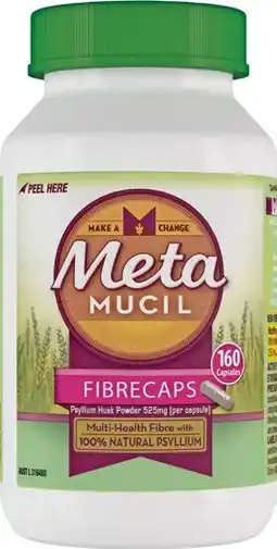 Priceline Metamucil Fibrecaps 160 Capsules offer