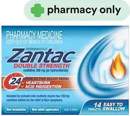 Priceline Zantac Double Strength 14 Tablets offer