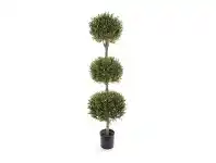 Potted Artificial Lavender Ball Topiary, 150cm